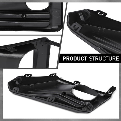 G-PLUS Front Right Fog Light Bezel Compatible with Toyota RAV4 Adventure/TRD Off-Road 2019-2023 521270R170, TO1039226 Black