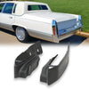 G-PLUS Rear Fiberglass Bumper Fillers Set of 2 Compatible with Cadillac Deville 1980-1992/Fit for Cadillac Fleetwood 1980-1992/Fit Cadillac Brougham 1980-1992 Black