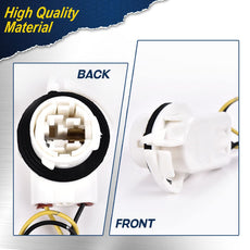 G-PLUS Turn Signal Socket Harness 2PCS for Chevy Silverado GMC Sierra Universal Additional Angle