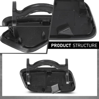 G-PLUS Front Bumper Headlight Washer Cap Cover Left&Right Compatible with Audi A4 B8 2008-2012 (Not Fit S4 or Sline Models) 8K0955275, 8K0955276