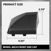 G-PLUS Left Rear Wheel Arch Front End Cap Compatible with Discovery 3 Discovery 4 LR010626 Black