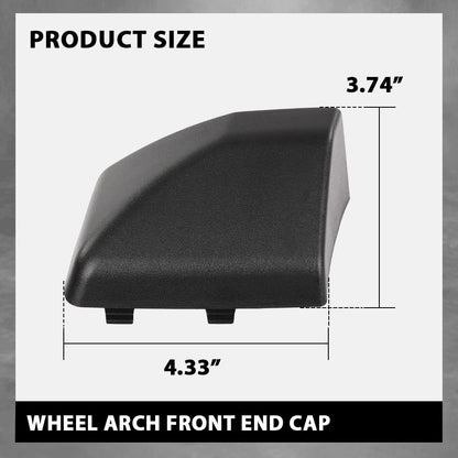 G-PLUS Left Rear Wheel Arch Front End Cap Compatible with Discovery 3 Discovery 4 LR010626 Black