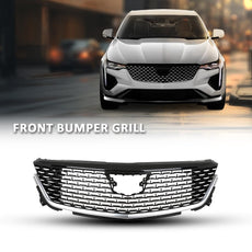 G-PLUS Bumper Grille for Cadillac CT4 2020-2023 Chrome Black Product Details