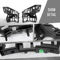 G-PLUS Front Lower Bumper Brackets Pair for Volvo XC90 2016-2023 Black Product Specifications