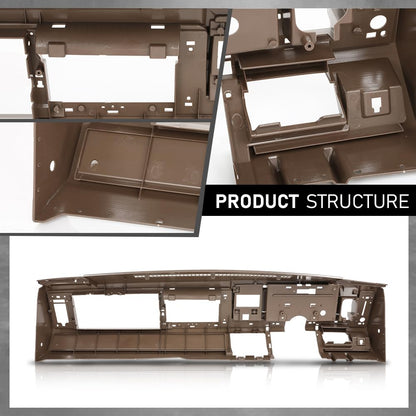 G-PLUS Dash Dashboard Core Compatible with Chevy & GMC Truck 1988-1994 Fit Chevy Blazer GMC Yukon Suburban 1992 1993 1994 Brown ABS