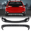 G-PLUS Rear Upper and Lower Bumper Covers Compatible with 2016-2018 Toyota RAV4 521690R010, TO1115106, 521590R914, TO1114102