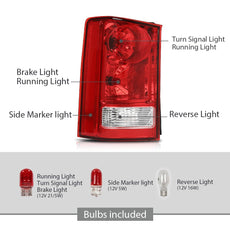 G-PLUS Tail Light Set for Honda Pilot 2009-2015 Driver Side Product Image