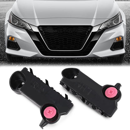 G-PLUS Front Bumper Brackets Retainers Left Right 2pc Compatible with Nissan Altima 2019 2020 2021 622216CA0A, 622206CA0A, NI1042114, NI1043114