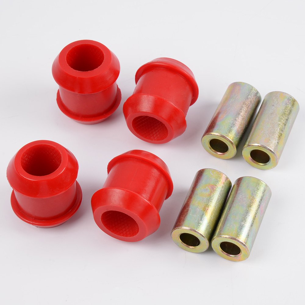 Front Upper Control Arm Urethane Bushing Kit Replacement For Honda CIVIC CRX EF 88-91 Control Arm Bushing Tool Red # 8-209