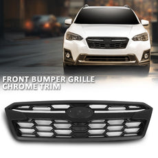 G-PLUS Front Bumper Grille Compatible with Subaru Crosstrek 2018-2020 Black Chrome Product Details