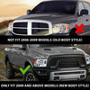 G-PLUS LED DRL Headlights Fit Dodge Ram 1500 2500 3500 2009-2012(New Body), Not Fit One Hole, Smoky Lens Chrome Housing Amber Reflector, Headlamps, faros delanteros Assembly