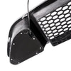G-PLUS Mesh Front Bumper Upper Hood Grille Grill w/DRL LED Accent Vent Lights Compatible with Ford Mustang 2015-2017