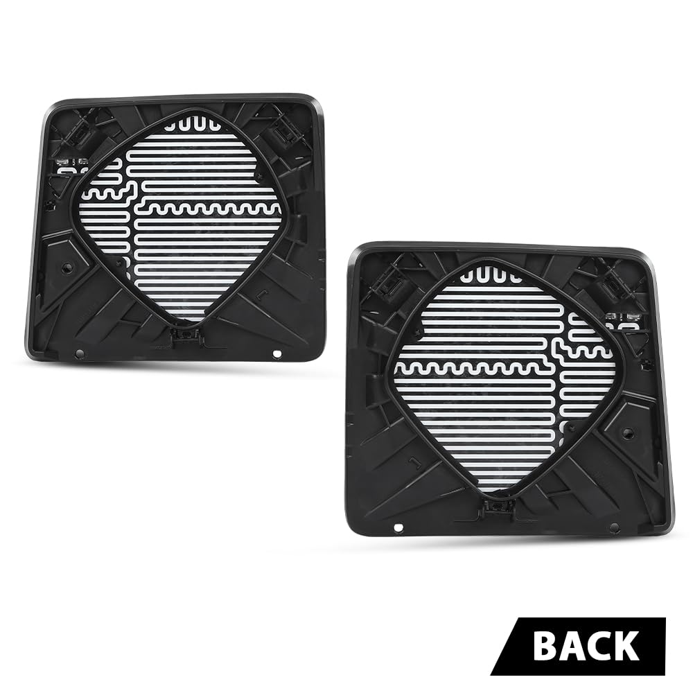 G-PLUS Mirror Glass Heated Left+Right Upper Compatible with Ford F150 Pickup Truck 2013-2014,Fit Ford F250 F350 F450 F550 Super Duty 2008-2016 FO1324150, FO1325150 White