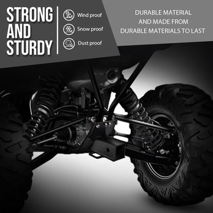 G-PLUS Rear Tow Hitch Receiver 2" Compatible with Yamaha YXZ 1000R 2016 2017 2018 2019 2020 2021 2022 2023 2024 Black