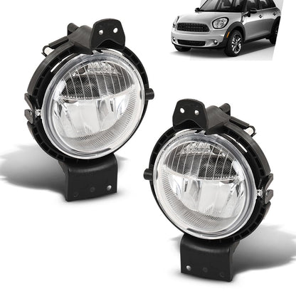 G-PLUS 2pcs Fog Lights Daytime Running Lamps, Compatible with Mini Cooper Countryman R60 2010-2016, LH Driver or RH Right Side, 63179802163