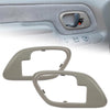 G-PLUS Interior Door Handle Trim Bezel 2pcs Compatible with 1995-2002 Chevy C3500 Truck 1995-2000 GMC C2500 Truck 1995-1999 GMC Suburban K1500 15708081 15708082