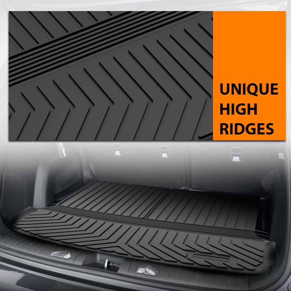 G-PLUS TPE Floor Mats Fit Benz GL350 GL450 GL550 2013-2016, Fit Benz GLS63 AMG 2017-2019 Truck Accessories Cargo Liners All Weather Protection 1PC Black Alfombras para Carro