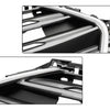 G-PLUS Front Upper Bumper Grille Compatible With Hyundai Elantra 2017 2018 Chrome & Black Grill Trim