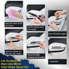G-PLUS Rearview Mirror Carbon Fiber 5D Sticker Vinyl Stripe Decal Compatible with Car Accessories,2Pcs/Set (Silver)