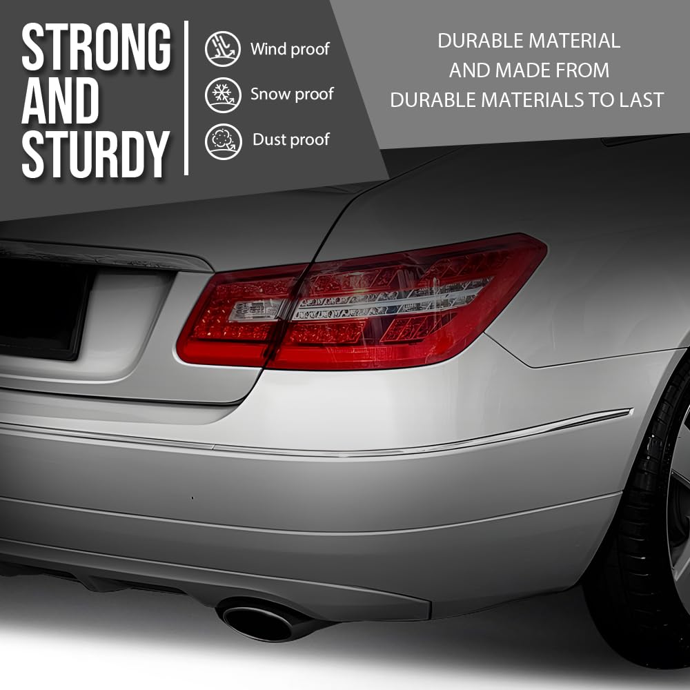 G-PLUS Rear Left Side Bumper Cover Molding Compatible with Benz E350 E550 Base Coupe 2-Door 2010-2013 Fit Models Without AMG Styling Package 2078852121, MB1158114 Silver