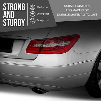 G-PLUS Rear Left Side Bumper Cover Molding Compatible with Benz E350 E550 Base Coupe 2-Door 2010-2013 Fit Models Without AMG Styling Package 2078852121, MB1158114 Silver