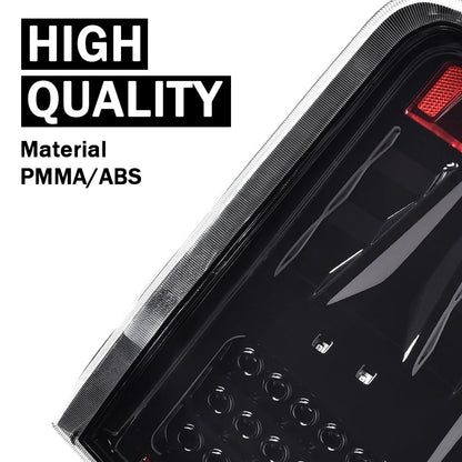 G-PLUS LED Tail Lights Assembly Compatible with Ford F150 2009-2014 Pickup,Rear Tail Lamps Clear Lens Black Housing Left Driver & Right Passenger Luces Traseras BL3Z13405B