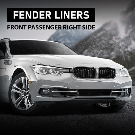 G-PLUS Fender Liner Front Passenger Right Side Upper Compatible with BMW 320i/320i xDrive Base Sedan Standard, Modern, and Luxury Line Models 2012-2018, 51717260726, BM1249131