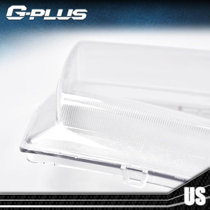 G-PLUS Front Headlight Lens Cover Compatible with 2003-2006 Chevy Silverado, Left & Right Side (Clear Lens)