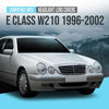 G-PLUS Headlight Lens Cover Compatible with Benz E Class W210 1996-2002 A2108205061, A2108204961 Left & Right Pair Front Headlamp Lens Cover Clear
