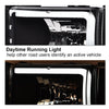 G-PLUS DRL LED Headlights Assembly Fit Dodge Ram 1500 1994-2001,Fit Dodge Ram 2500 3500 1994-2002(Not for Ram Sport) Headlamps w/o Bulbs Clear Lens Black Housing Clear Reflector