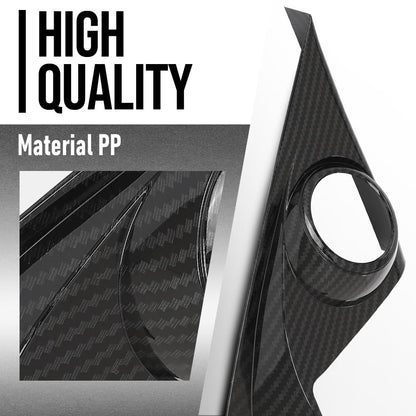 G-PLUS Speaker Cover Trim Compatible with Honda Civic 10th Sedan 2016 2017 2018 2019 2020 2021 Carbon Fiber Black