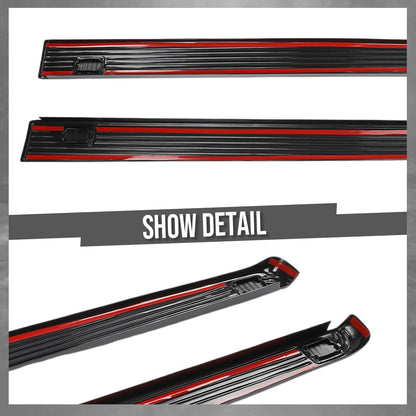G-PLUS Side Rail Molding Covers Compatible with Ford F250 F350 F450 F550 Super Duty 2002-2016 Fit Models with 6 3/4 FT Truck Bed 2C3Z99291A40BAA 2C3Z99291A41BAA Black