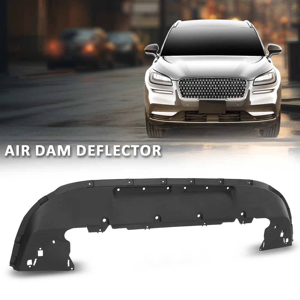G-PLUS Front Air Dam Deflector Lower Valance Apron, Compatible with Lincoln Corsair 2020-2022, LJ7Z8310AA, FO1092194
