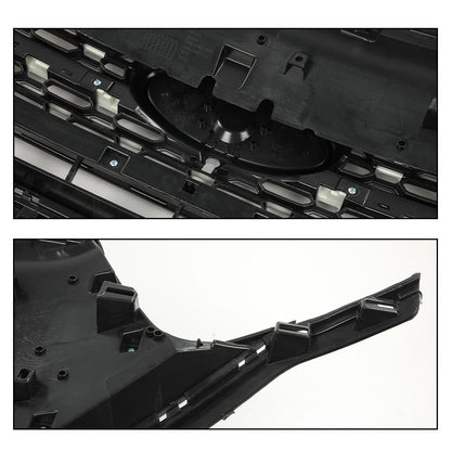 G-PLUS Front Bumper Upper Grille Radiator Compatible with Ford Explorer 2020 2021 2022 Chrome Plastic