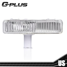 G-PLUS Bumper Marker Light for Chevy Caprice 1980-1990 Black