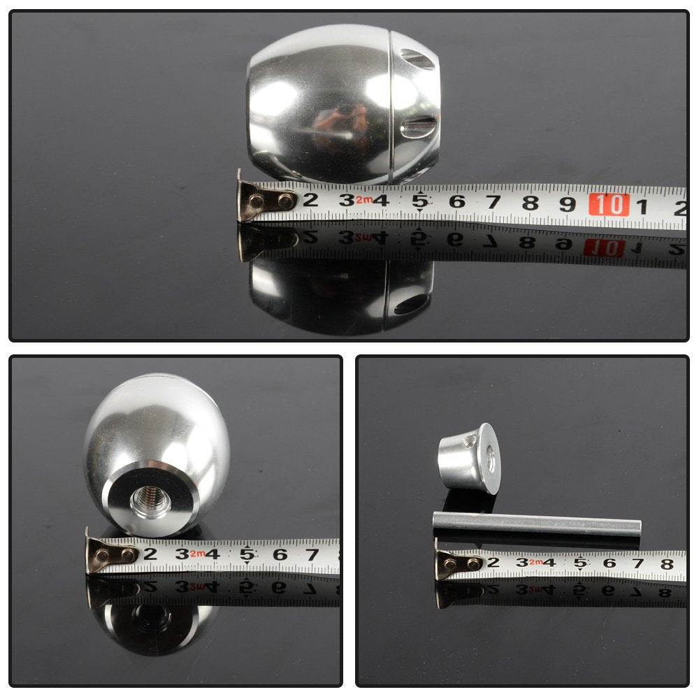 G-PLUS 6 Speed Type R Gear Shift Knob Shifter Lever Stick Head Compatible with Most Honda/Acura with 10x1.5 Pitch Thread (Civic, CRX, Del Sol, Integra, RSX, etc)