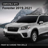 G-PLUS Front Bumper Grille Grill W/Chrome Trim Compatible with Subaru Forester 2019-2021 91121SJ110