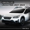 G-PLUS Front Bumper Grille Grill Dark Grey & Black Trim Compatible with Subaru Crosstrek 2021-2023 J1010FL320