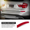 G-PLUS Rear Bumper Reflector Right Compatible with BMW F25 X3 Series sDrive28i xDrive28d xDrive28i xDrive35i 2015-2017 63257352210 Red