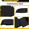G-PLUS Cargo Liners Compatible with Chevy Colorado Crew Cab 2015-2022/Fit GMC Canyon Crew Cab 2015-2022,All Weather Full Cover Protection 1st & 2nd Row TPE Floor Liner,alfombras para carro