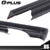 G-PLUS Rocker Panel Black Compatible with Chevy Silverado 1500 Crew Cab 2014 2015 2016 2017 2018 Rocker Panel Protector Guard Covers
