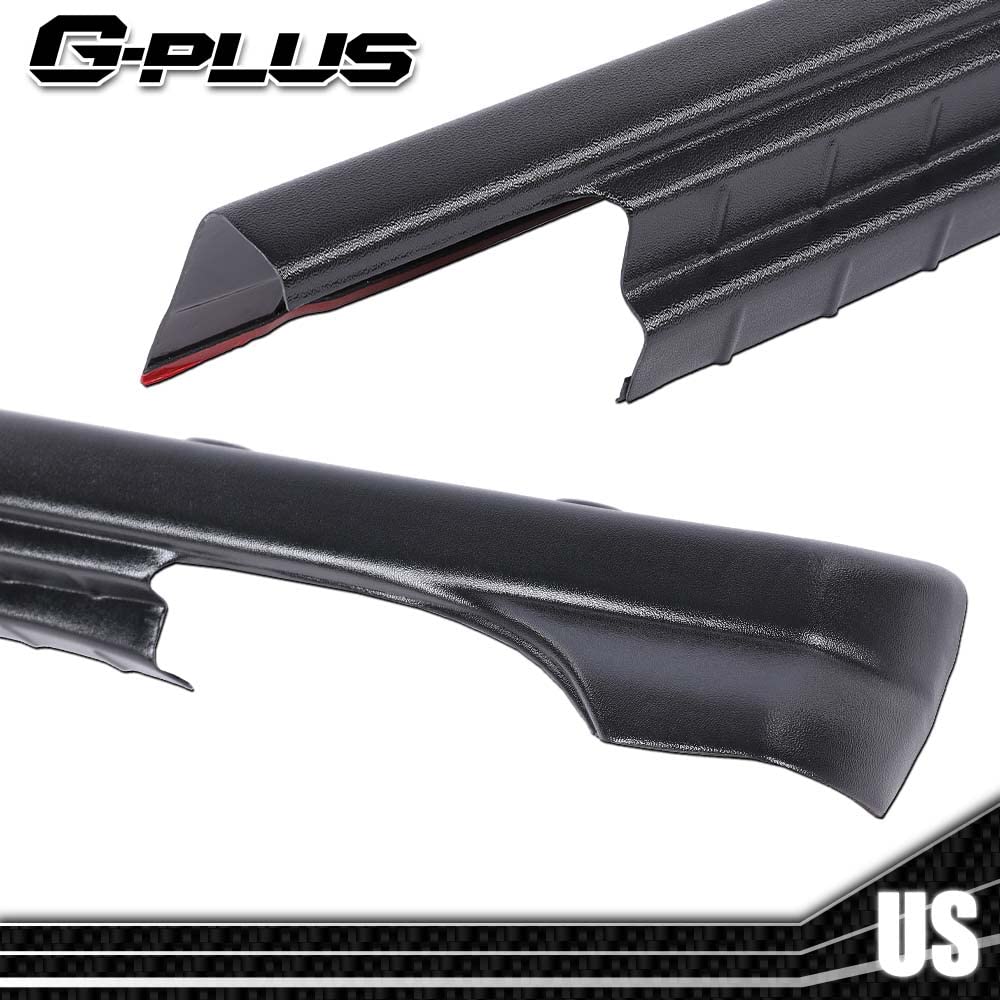 G-PLUS Rocker Panel Black Compatible with Chevy Silverado 1500 Crew Cab 2014 2015 2016 2017 2018 Rocker Panel Protector Guard Covers