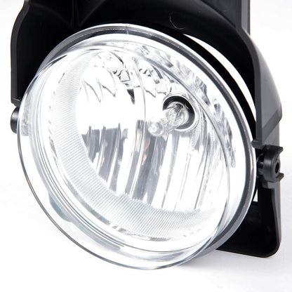G-PLUS Bumper Fog Lights Compatible With GMC Sierra 1500 2500 3500 2003-2006 Pickup Clear Driving Fog Lamps W/o Wiring Kit Left+Right Side