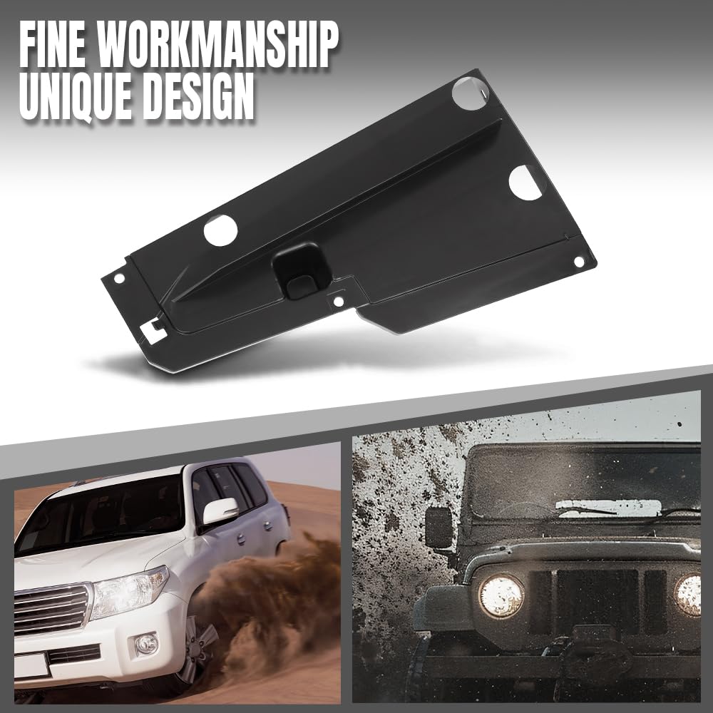 G-PLUS Bumper Cover Bracket Driver Left Side Compatible with Toyota 4Runner 2010 2011 2012 2013 2014 2015 2016 2017 2018 2019 2020 2021 2022 5372435030, TO1142153 Black