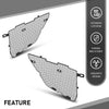 G-PLUS Front Grill Cover Radiator Guard Compatible with Chevy Corvette C8 2020-2024,Not Fit for Z06 Models, for Z51 Models