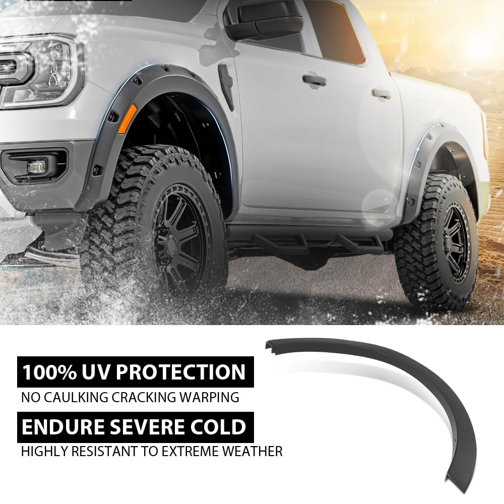 G-PLUS Rear Left Fender Trim, Compatible with Ford Escape SEL 2013/ Escape (submodel: S, SE, Titanium) 2013-2016, Driver Side, CJ5Z78290A61AA, FO1790116