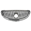 G-PLUS Front Bumper Upper Grille Assembly Chrome Compatible with 2012-2017 Buick Verano 20984572, 23172630, 23274652