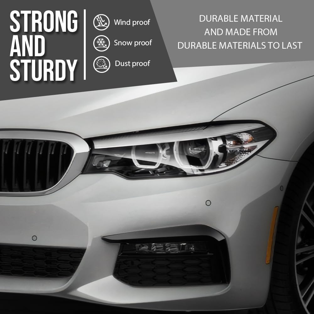 G-PLUS Headlight Lens Cover Compatible with BMW 5 Series G30 G31 G38 2017-2020 Fit BMW 520i 530i 540i 550i 2016-2019 63117214962, 7214962 Left Side Front Headlamp Lens Cover Clear