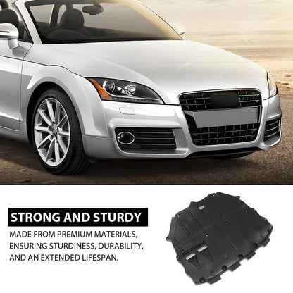 G-PLUS Front Engine Splash Shield, Compatible with Audi TT Base 2008-2009/ TT Quattro Base 2008-2015/ Quattro (submodel: Premium Plus, Prestige) 2012-2013, 8J8825237A, AU1228116