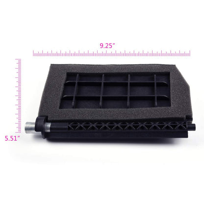 G-PLUS Heater Fix Blend Door Repair Kit Compatible with 1997 1998 1999 2000 2001 2002 2003 Ford F150 New Blendor Premium Replacement Black